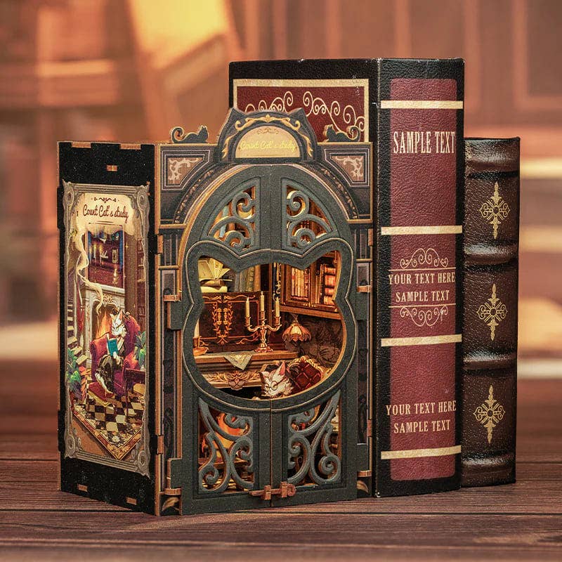 Count Cat's Study - Book Nook
