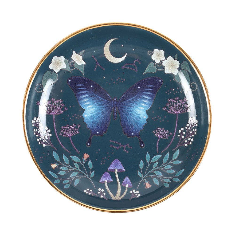 Plat à babioles rond Midnight Moth