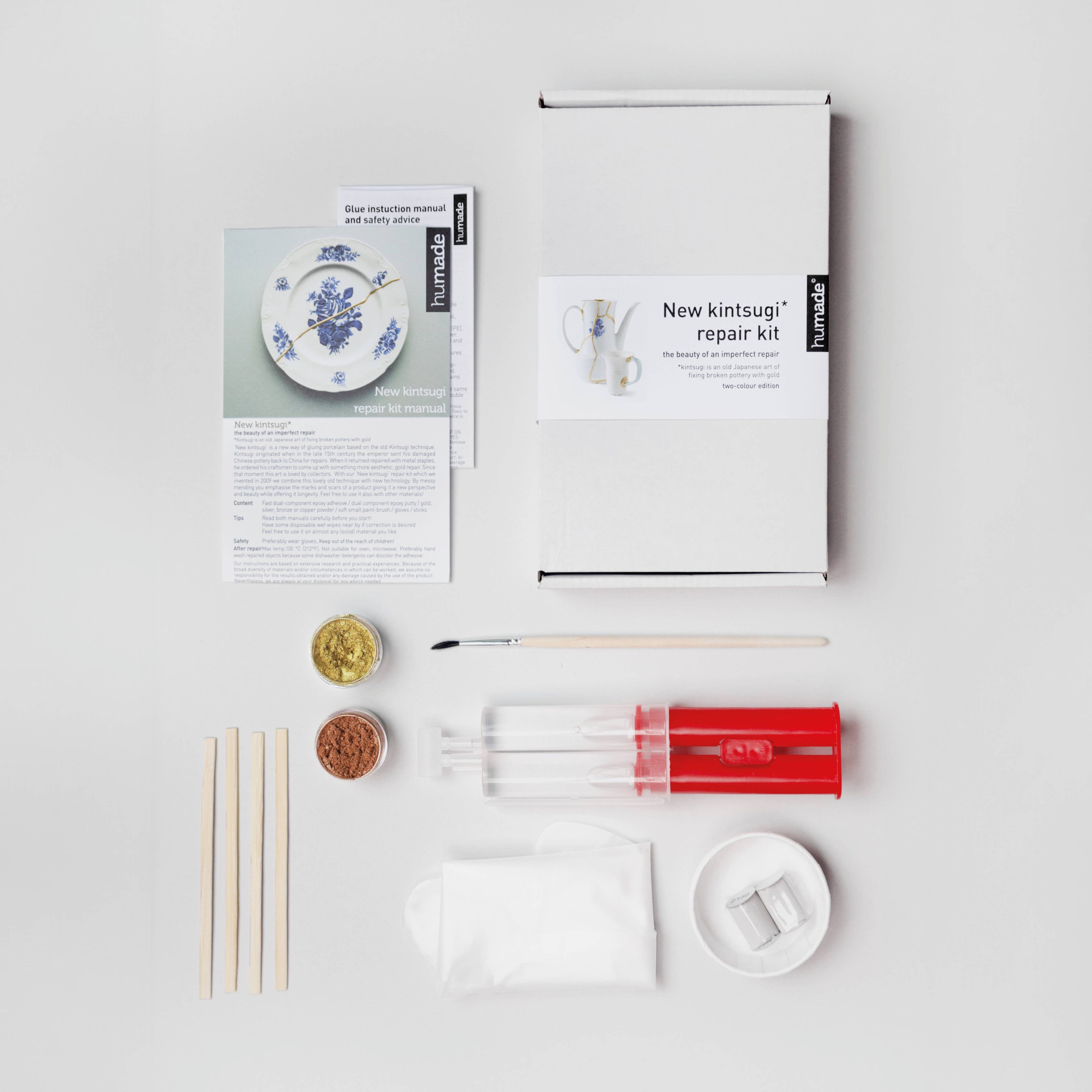 Kit Kintsugi, doré+bronze | package web original depuis 2009