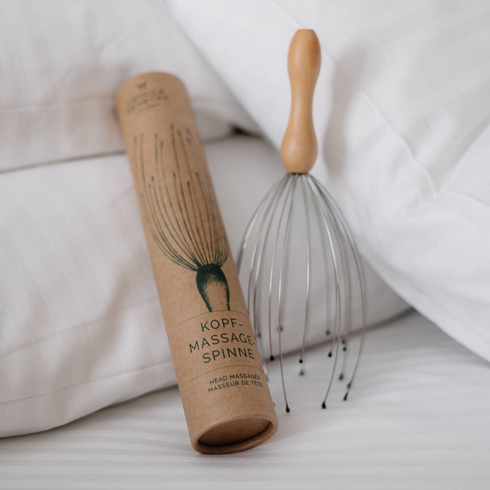 Grattoir de massage de tête araignée appareil spa amusement bien-être cadeau