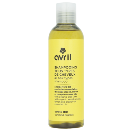 SHAMPOOING TOUS TYPES DE CHEVEUX 200 ML - CERTIFIÉ BIO "AVRIl"