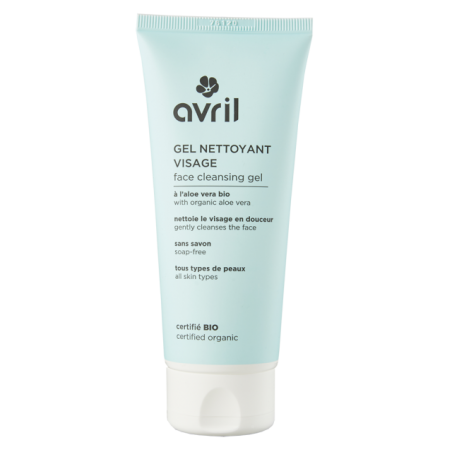 GEL NETTOYANT VISAGE 100ML - CERTIFIÉ BIO "AVRIL"