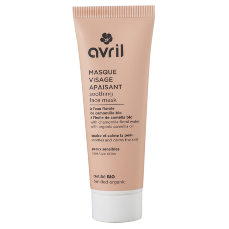 Masque visage apaisant -50ml "Avril"