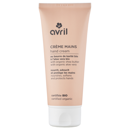 CRÈME POUR LES MAINS 100 ML - CERTIFIÉE BIO "AVRIL"