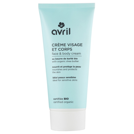 CRÈME VISAGE & CORPS 200 ML - CERTIFIÉE BIO "AVRIL"