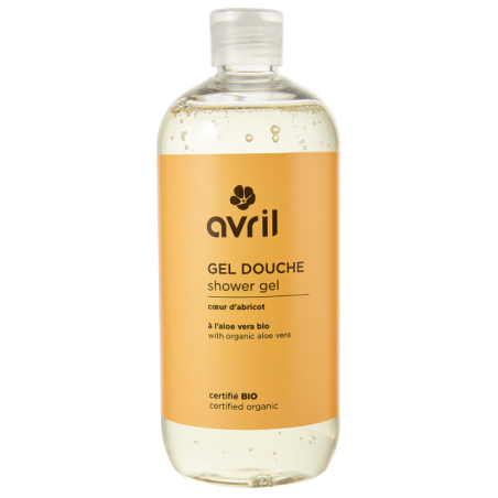 GEL DOUCHE COEUR D'ABRICOT 500 ML - CERTIFIÉ BIO "AVRIL"