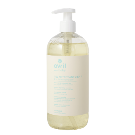 Gel nettoyant bébé 2en1 500ml - Certifiée Bio