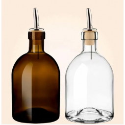 Duo de bouteilles d'huile où de vinaigre