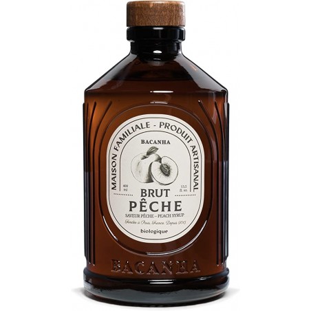 SIROP SAVEUR PÊCHE BRUT - BIOLOGIQUE - 400ML