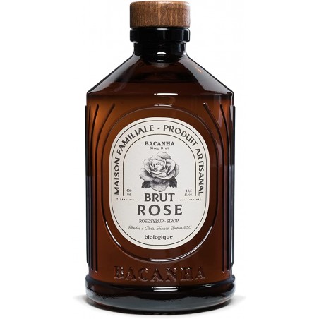 SIROP DE ROSE BRUT - BIOLOGIQUE - 400ML