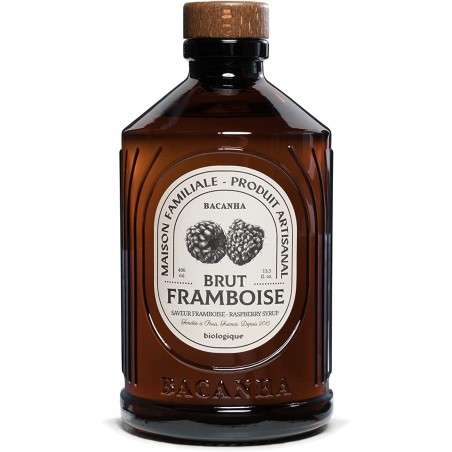 BACANHA SIROP FRAMBOISE BRUT - BIOLOGIQUE - 400ML