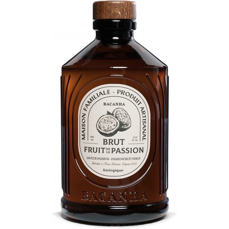 SIROP SAVEUR FRUIT DE LA PASSION BRUT - BIOLOGIQUE - 400ML