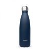 BOUTEILLE ISOTHERME - GRANITE - BLEU NUIT - 500ML - QWETCH
