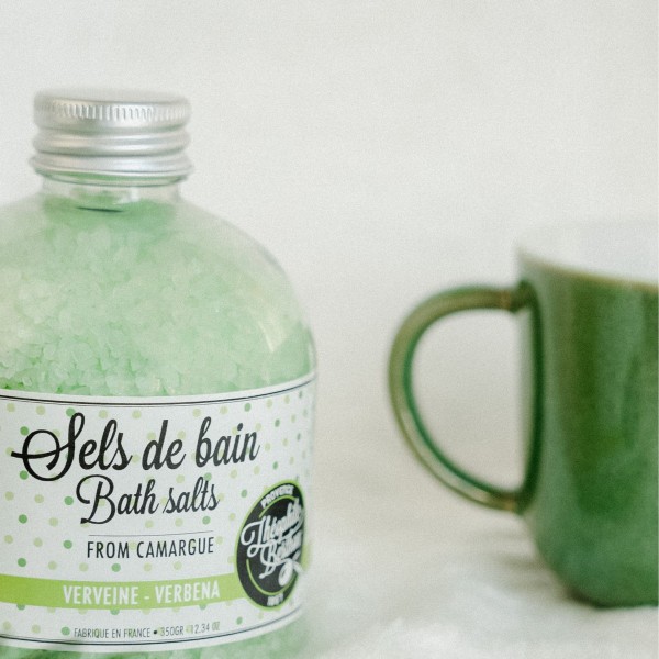 Sels de bain de Camargue 350g. Verveine Théophile Berton