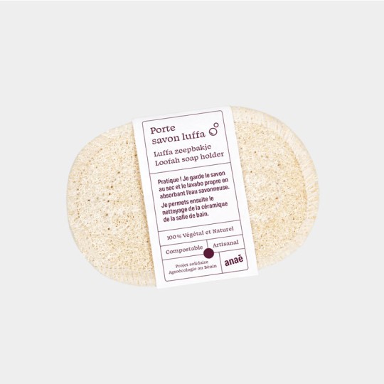 Porte savon solidaire en Luffa - Anae