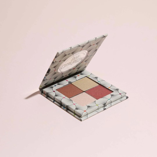Palette de 4 fards à paupières BIO - Nude Rose Charlotte Bio