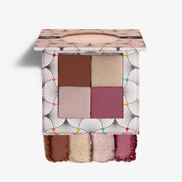 Palette de 4 fards à paupières BIO - Nude Rose Charlotte Bio