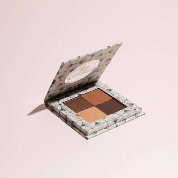 Palette de 4 fards à paupières BIO - Nude Brun Charlotte Bio