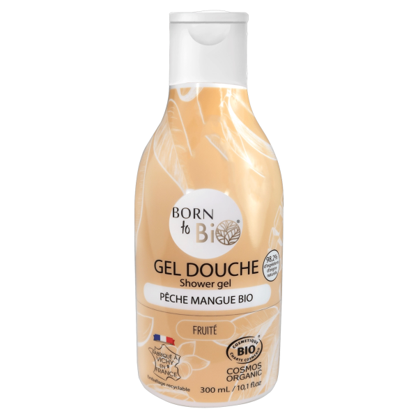 Gel douche Pèche Mangue Bio Cosmos Organic