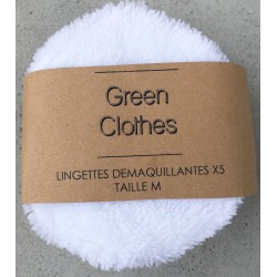 Lot de 5 lingettes démaquillantes