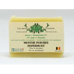 Savon & shampooing à la menthe poivrée 100g