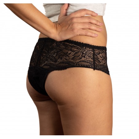 Culotte menstruelle Natacha Noire Clématite