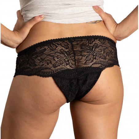 Culotte menstruelle Natacha Noire Clématite