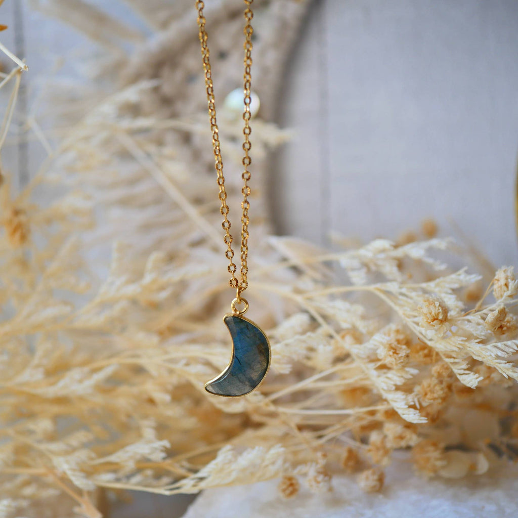 COLLIER LUNE TANDAVA LABRADORIT