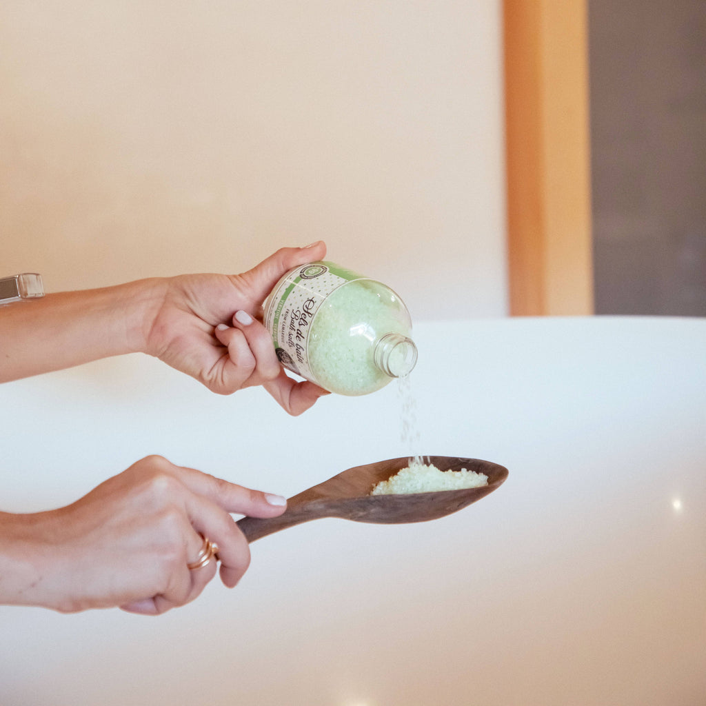 SELS DE BAIN DE CAMARGUE. PARFUM VERVEINE