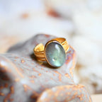 BAGUE MATHILDE LABRADORITE