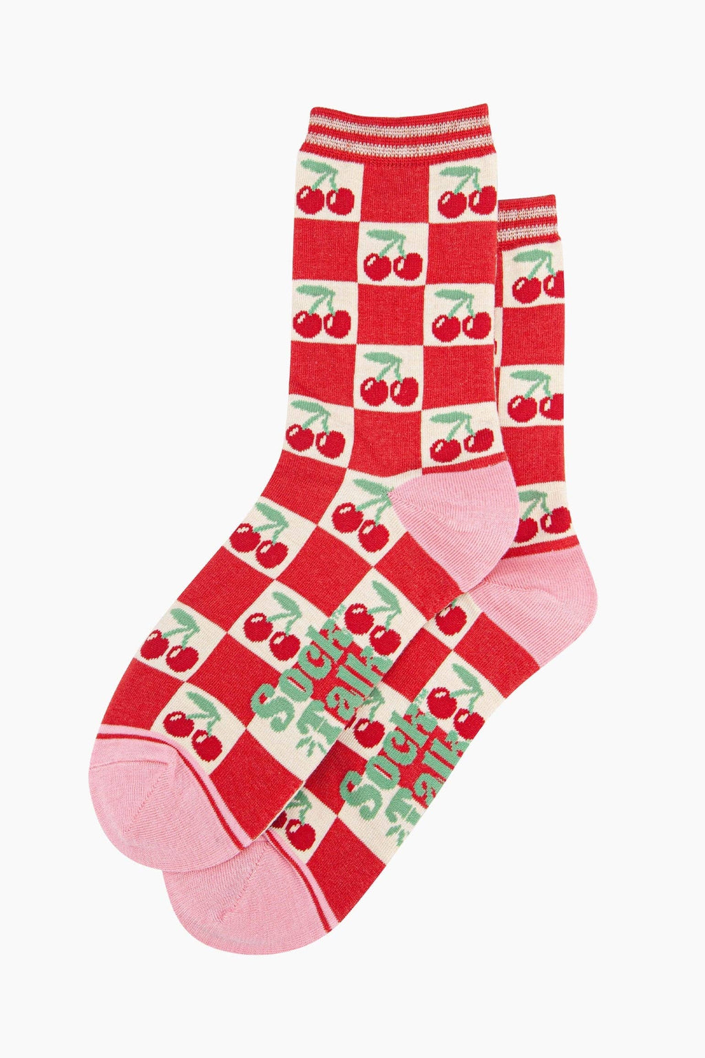 Coffret cadeau chaussettes en bambou cerise pour femmes: UK 3-7 | EU 36-40 | US 5-9