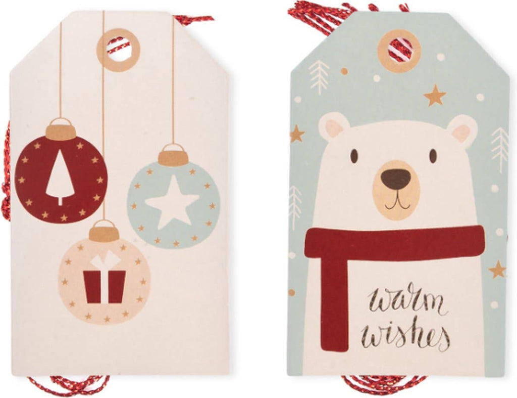 24 étiquettes cadeaux Noël - Décoration cadeaux de Noël