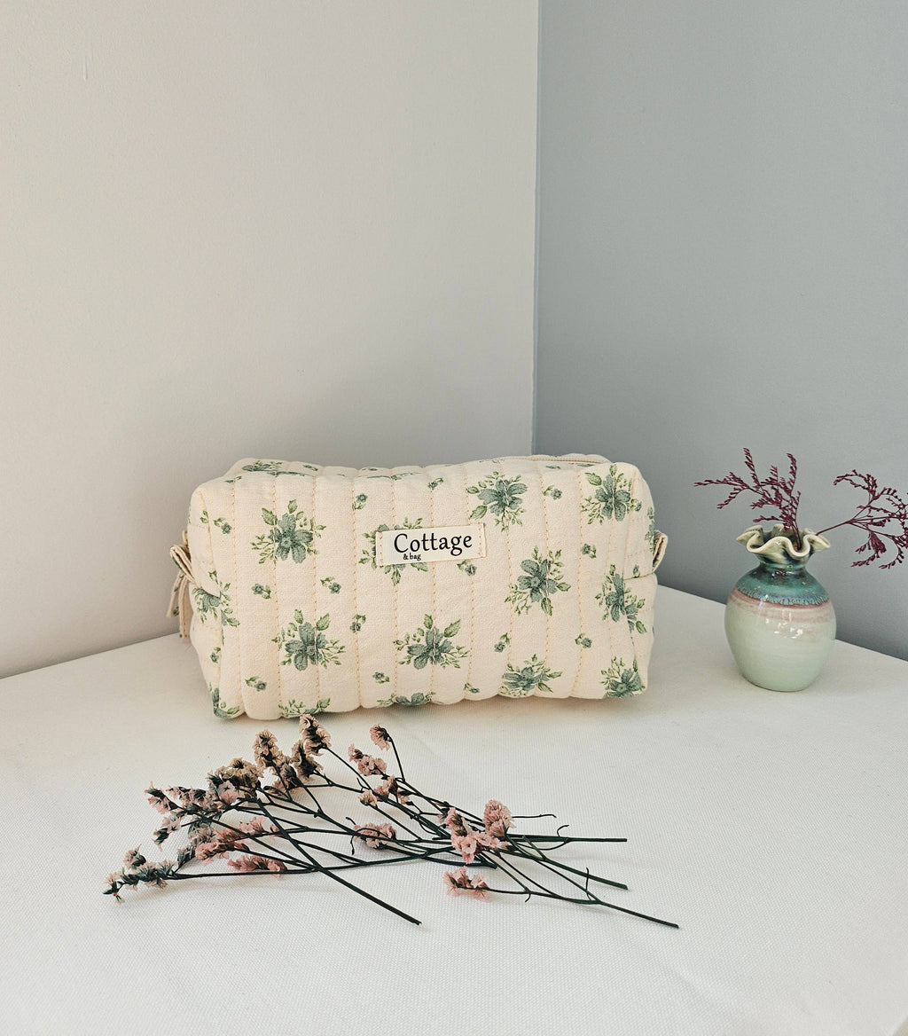 Trousse  de toilette XL 100 % coton  : Vv orange