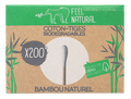 Boîte de 200 cotons-tiges en bambou naturel