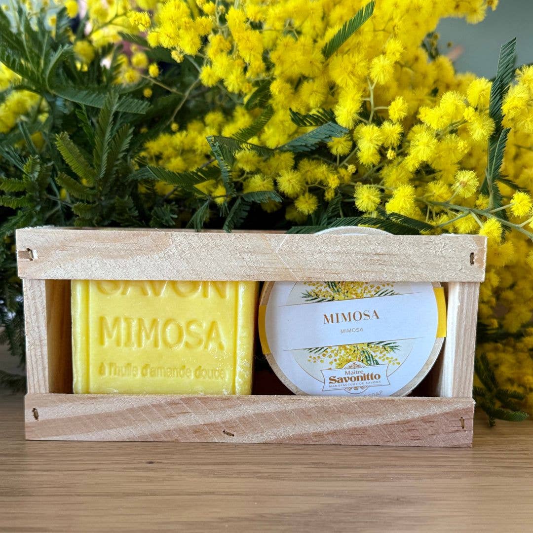 Edition Limitée Coffret Noël Mimosa dans coffret en Bois