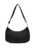 Sac ELEANORE VELOURS - 4134: Noir