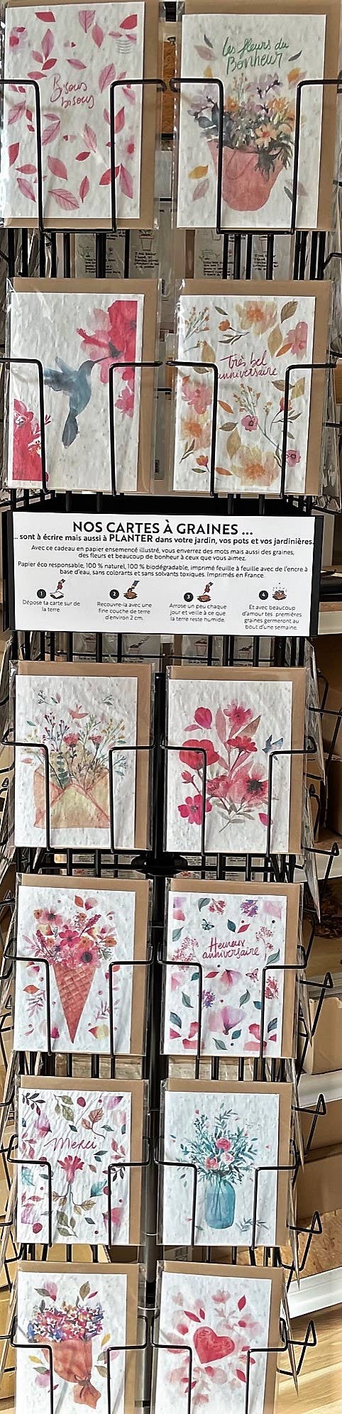 Gt12 — carte à planter papier ensemencé