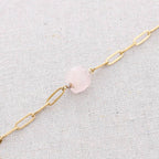 Collier en acier Stone Link: Turquoise