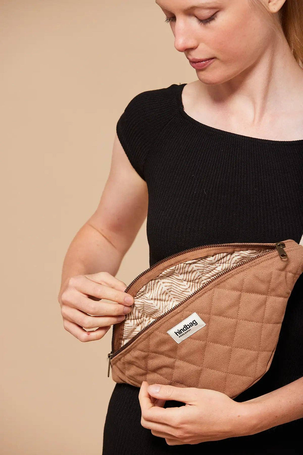 Sac banane Olivia matelassé: Sapin