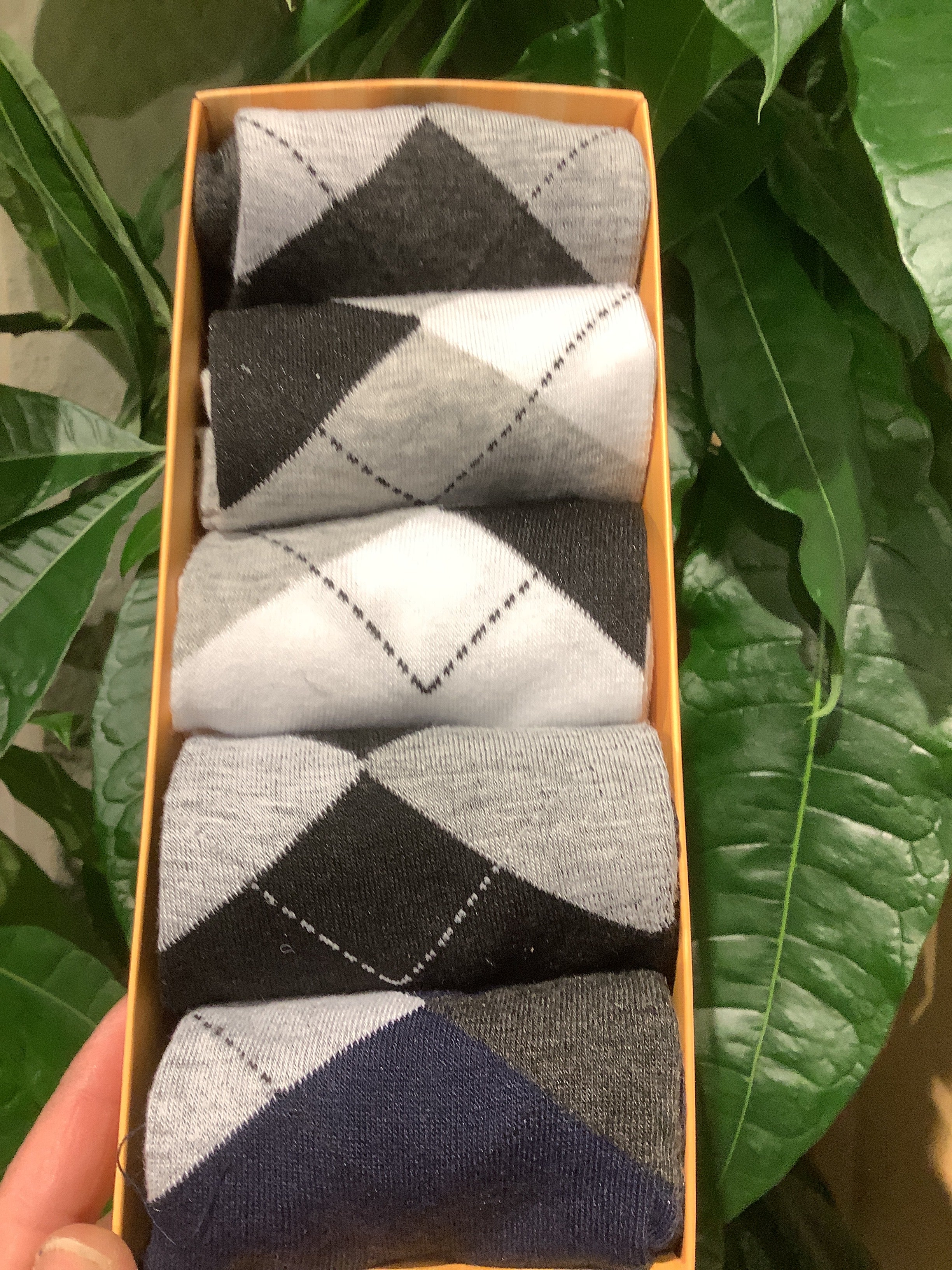 Set 5 paires chaussettes assorties modèle A