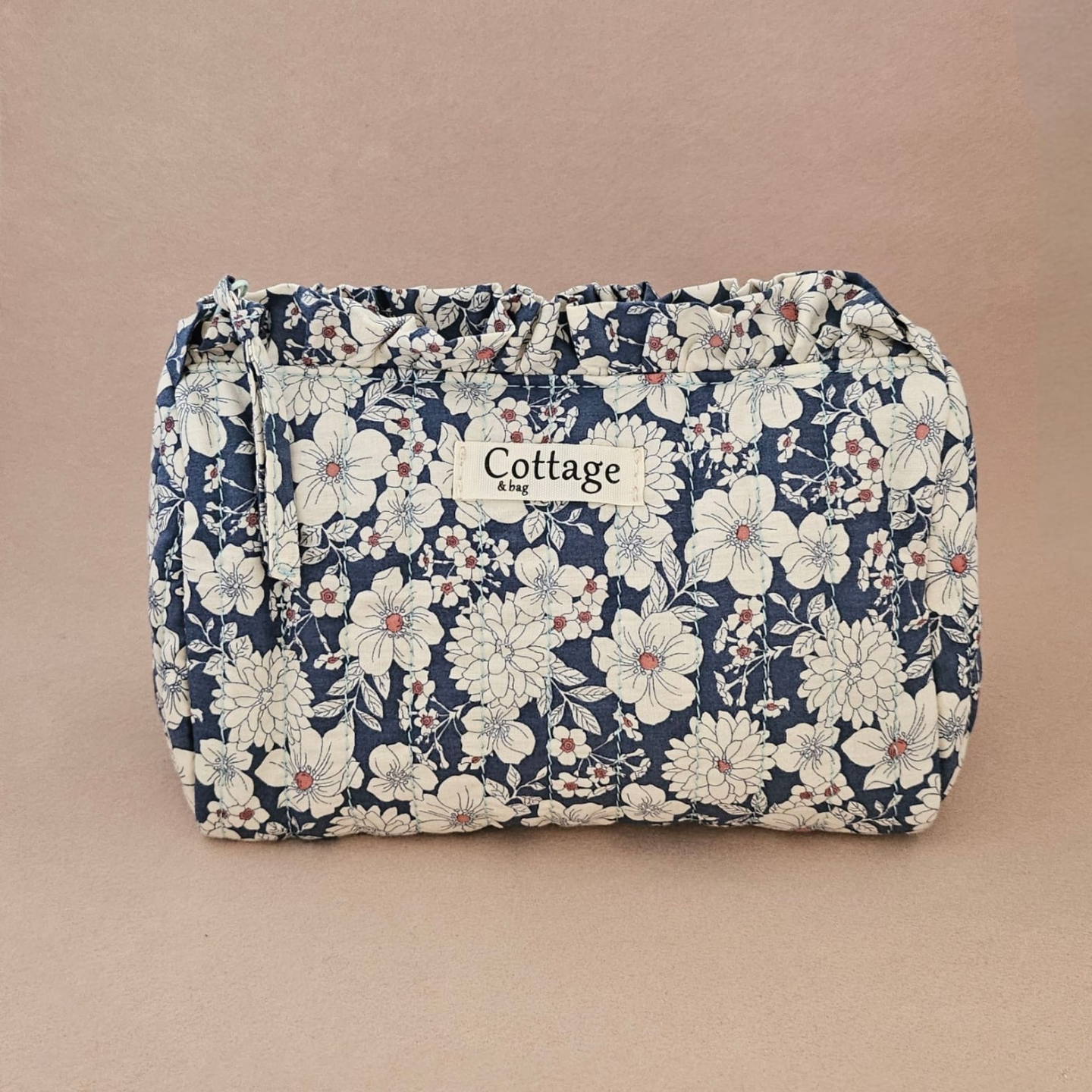 Trousse maquillage froufrou 100 % coton
