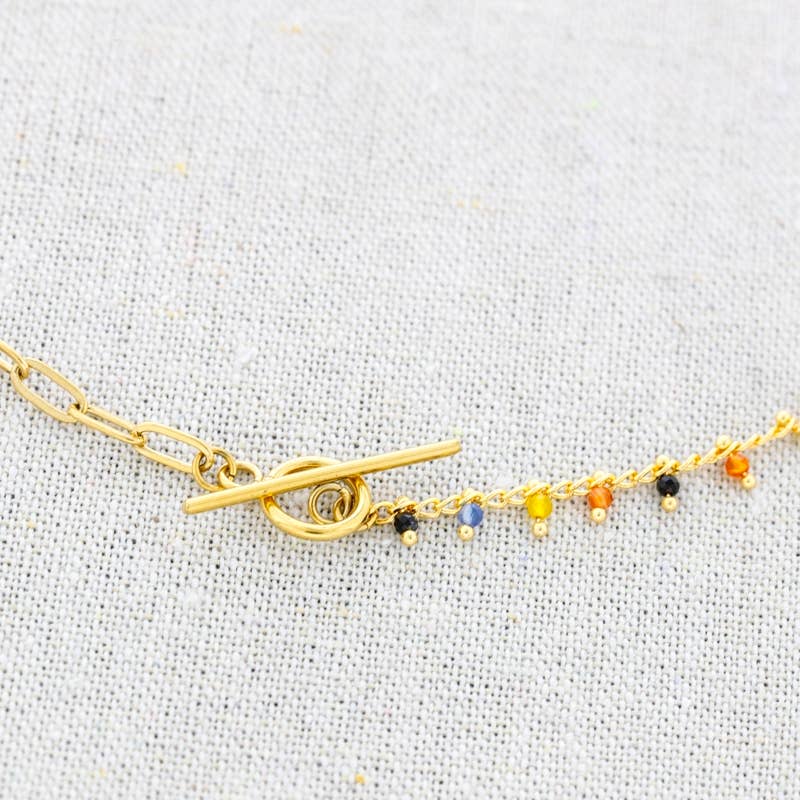 Collier en acier Stone Links: Combinado 2