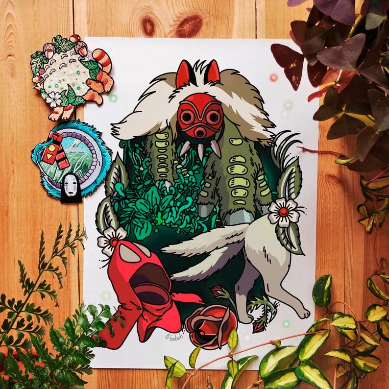 Patch Mononoke Combattez comme une fille