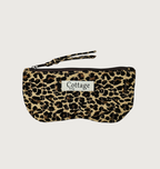 Porte lunette  100 % coton  : Petite blanche bleu