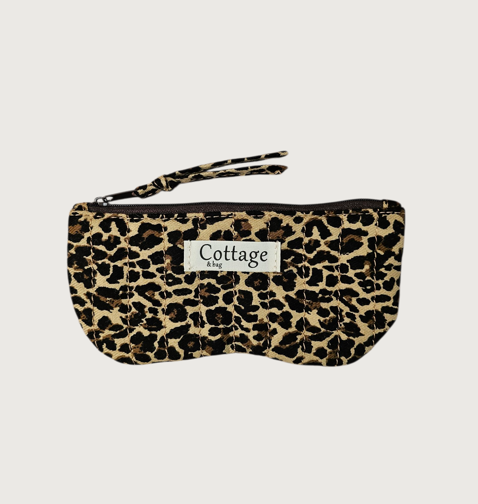 Porte lunette  100 % coton  : Champetre bleu