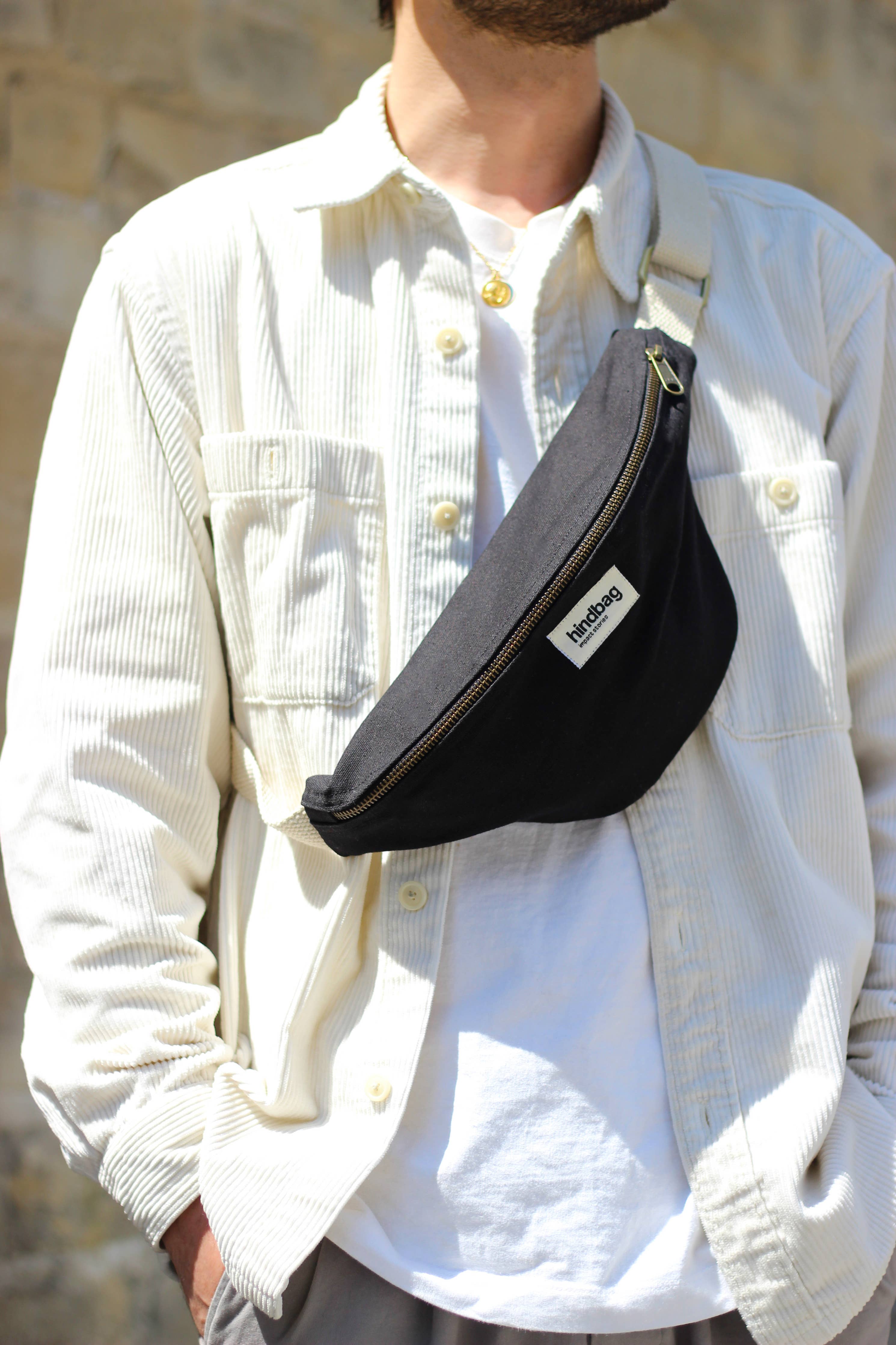 Sac banane Olivia: Denim bleu