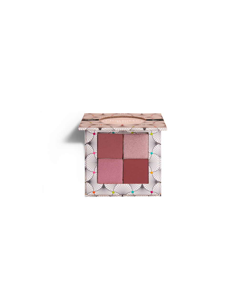 Palette fards à paupière 4 teintes Bio: Nude brun