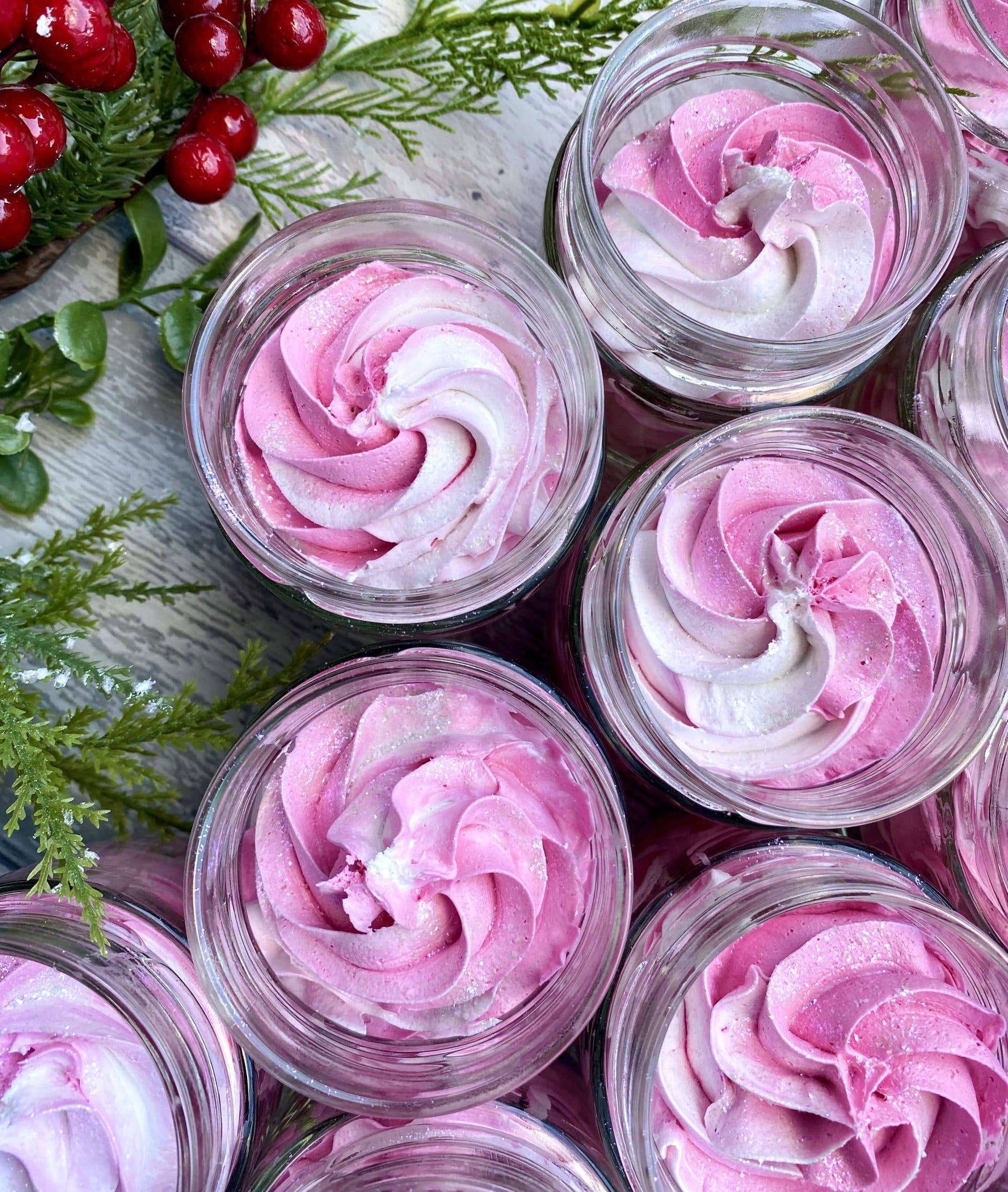 Savon Fouetté / Whipped Body soap 50ml: Framboise vanille