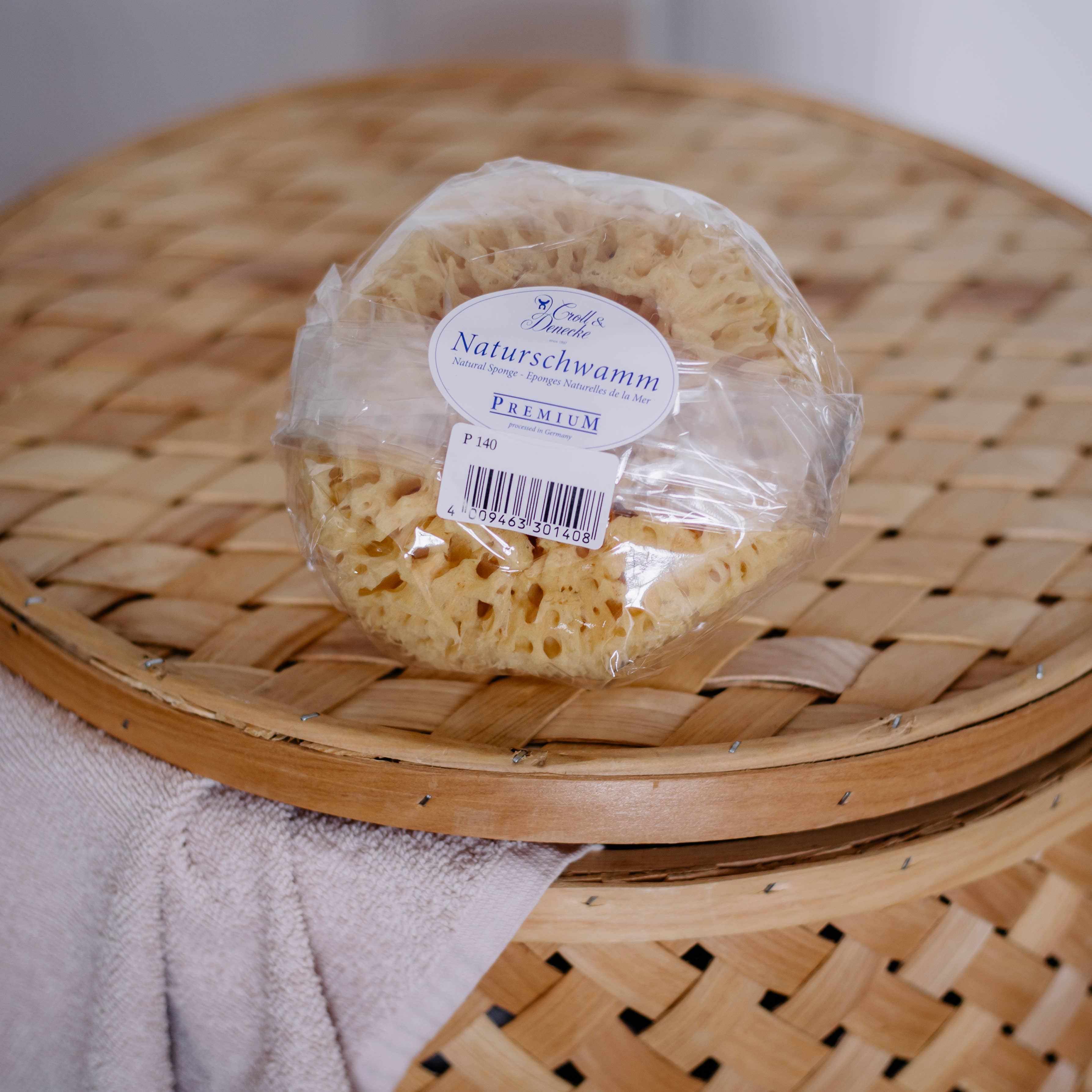 Éponge naturelle durable de la mer Boho bain bien-être spa: Très grand