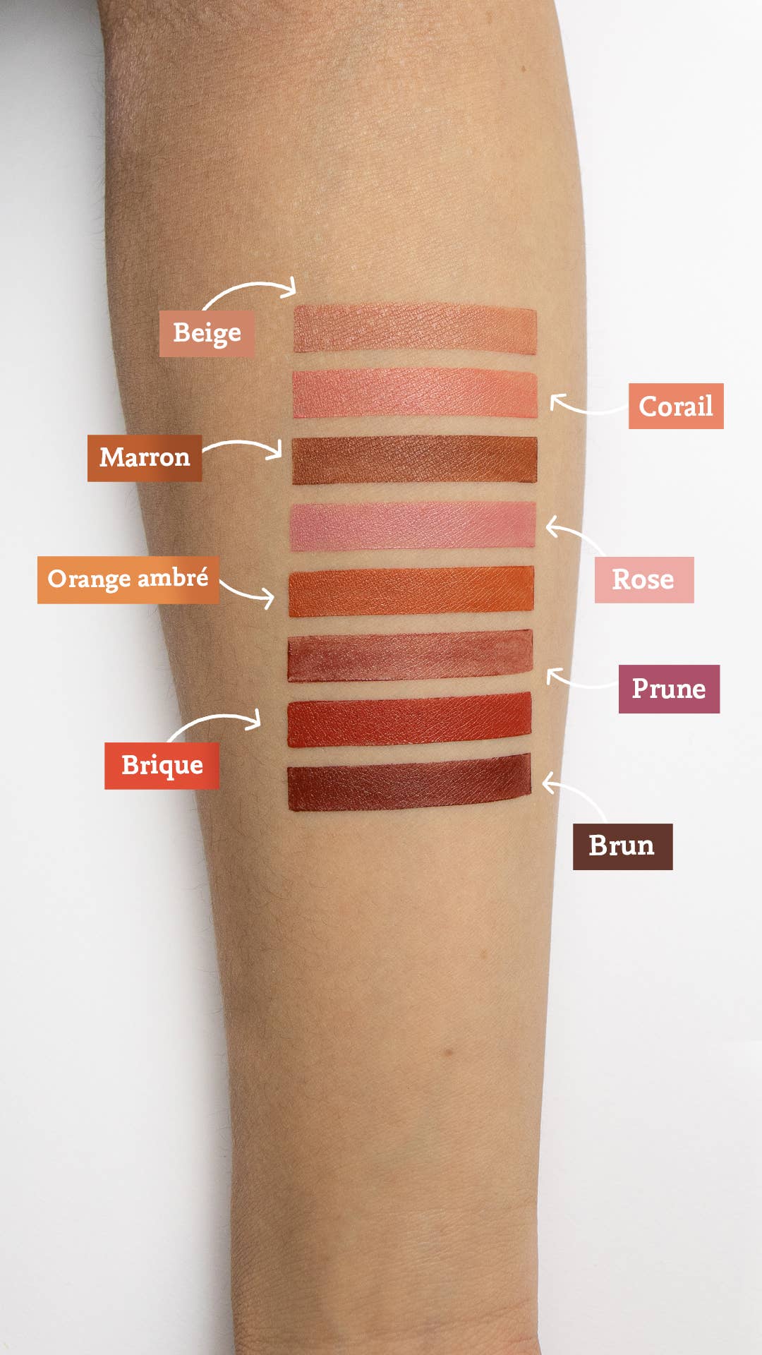 Rouge à lèvres bio à l’huile de ricin: Brique